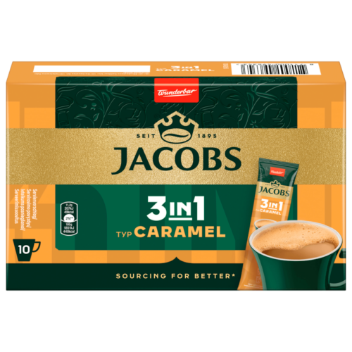 JACOBS STICKS CARAMEL 3 IN 1 112G