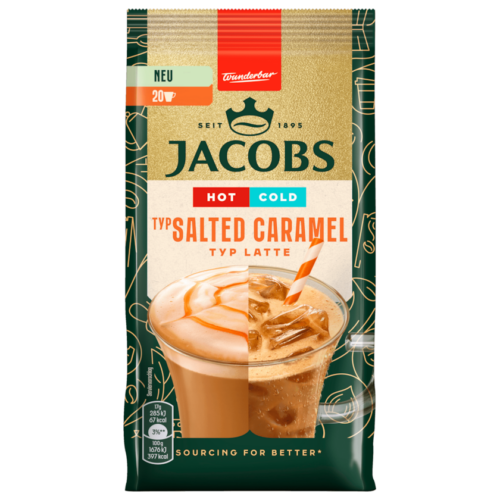 JACOBS HOT&COLD CARAMEL LATTE 340G