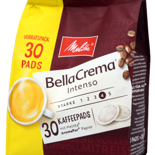 bella-crema-intenso-pads-kl.png MELITTA BELLA CREMA INTENSO PADS 30ER 210G