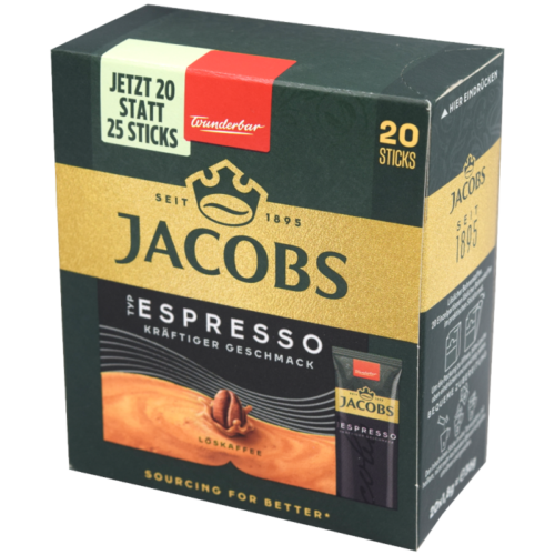 JACOBS STICKS ESPRESSO TS 20X 36G